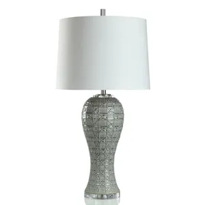 Grey Whisper Ceramic Table Lamp