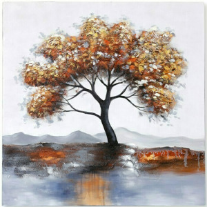 Isolated Growth Handpainted Canvas