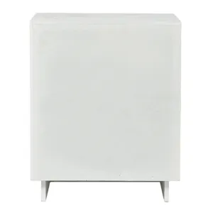 White 3 Drawer Wooden Table