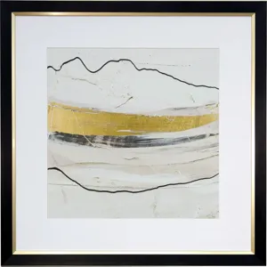 Abstract Framed Print Under Glass