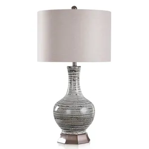 Monorail Bronze Glazed Ceramic Table Lamp