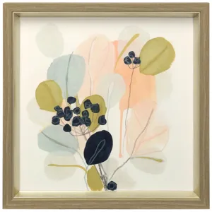 Floral Mazurka III Framed Print Under Glass