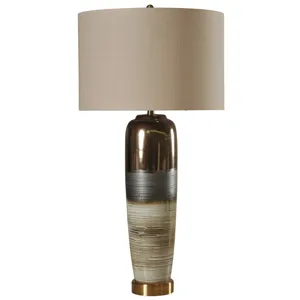 Morganton Transitional Ceramic & Metal Base Table Lamp