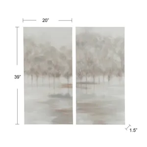 Faded Forest Canvas Asrtmnt