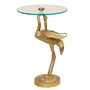 Gold Side Table