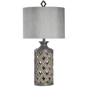 Traditional Open Work Carved Table Lamp
