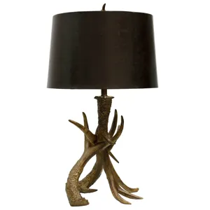 Faux Antlers Lamp