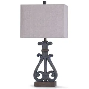 Brampton Blue Table Lamp