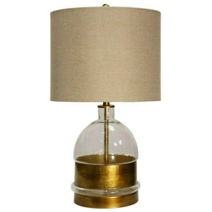 Mid-Field Glass Body Table Lamp