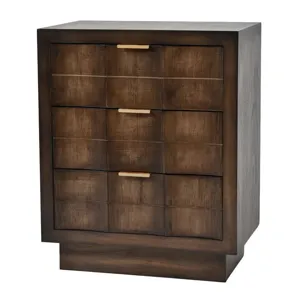 Walnut 3 Drawer Wooden Table