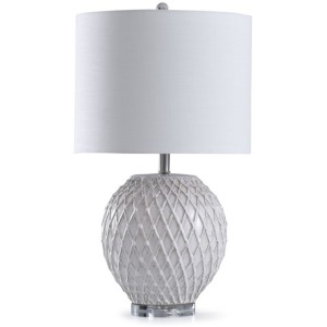 Quilted Ceramic Table Lamp