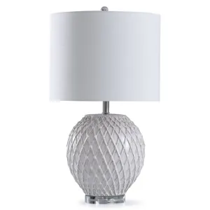 Quilted Ceramic Table Lamp