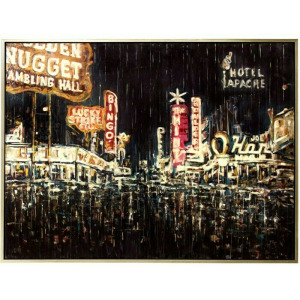 Retro Vegas 1950 Fremont Wall Art