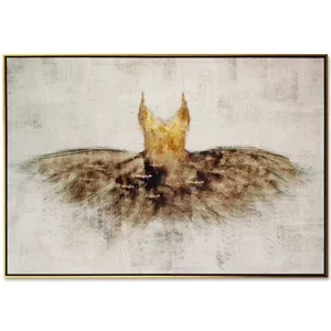 Gold Dress Stretched Canvas