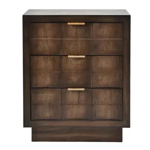 Walnut 3 Drawer Wooden Table