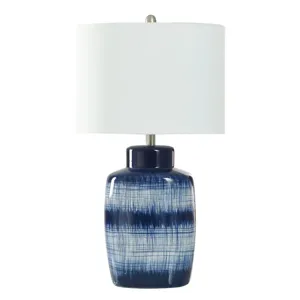 Yale Blue Ceramic Table Lamp