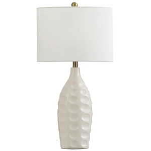 Banbury Ivory Transitional Dimpled Table Lamp