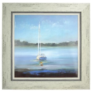 Safe Harbor Textured Framed Print