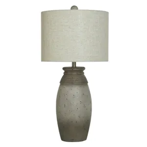 Bronzecotta Cast Resin Table Lamp