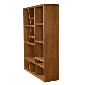 Amber Woodgrain Wooden Room Divider