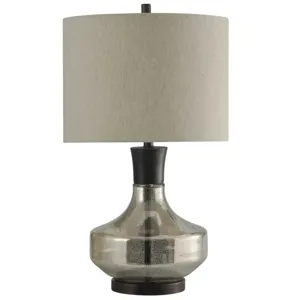 Alamos Mercury Glass & Metal Table Lamp