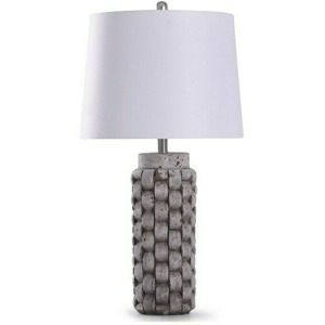 Artherstone Grey Weaved Table Lamp