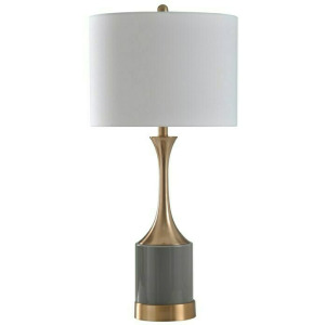 Copper & Gray Table Lamp