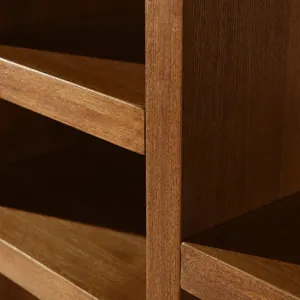 Amber Woodgrain Wooden Room Divider