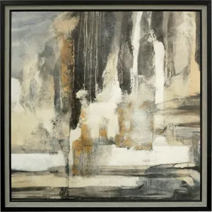 Erosion Textured Framed Abstract Print