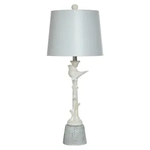 Feather Beige Table Lamp