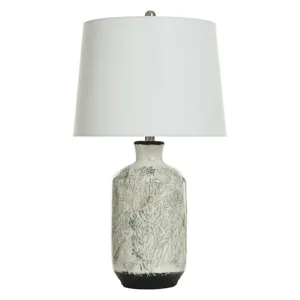 Ivory Pine Ceramic Table Lamp