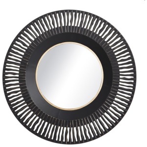 Ebony & Gold Mirror