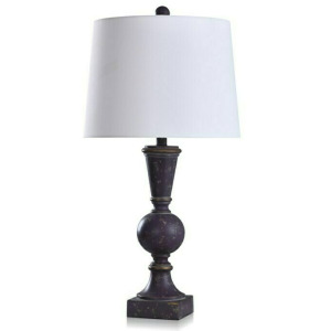 Dominici Plum Distressed Bannister Table Lamp