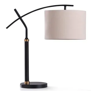 Dudley Lamp - Black and Gold