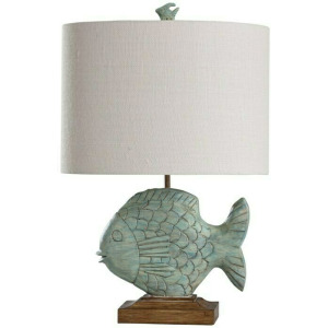 Nemo Blue Coastal Cast Table Lamp