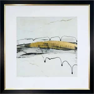 Abstract Framed Print Under Glass