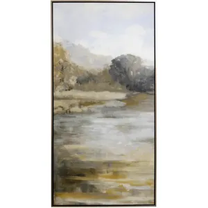 Summertime View I Printed &amp; Framed Canvas