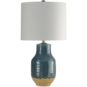 Prova Blue Dipped Ceramic Table Lamp