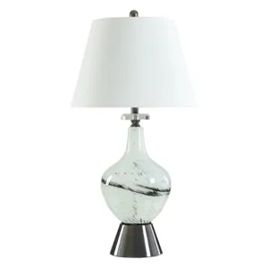 Ice Castles Glass Table Lamp