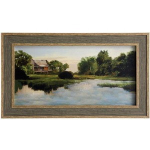 Alabama River Textured Framed Print