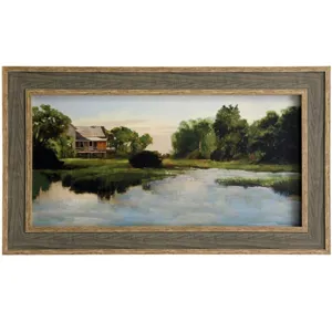 Alabama River Textured Framed Print