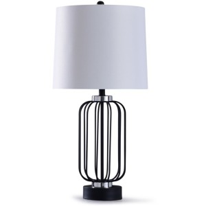 Dayton Black Metal Wire Table Lamp