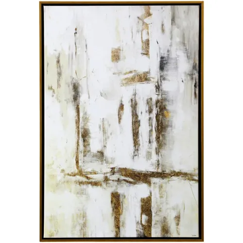 Golden Highlight I Framed Canvas