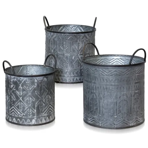 3 Metal Pots