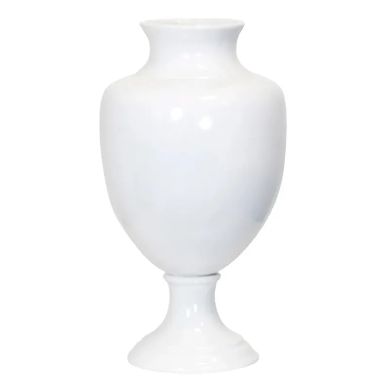 Gloss White Urn