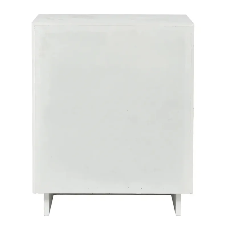 White 3 Drawer Wooden Table