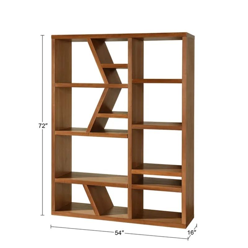 Amber Woodgrain Wooden Room Divider