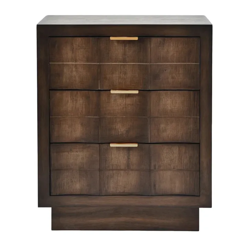 Walnut 3 Drawer Wooden Table
