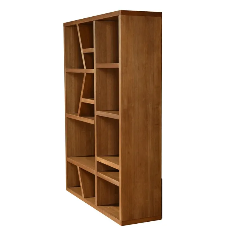 Amber Woodgrain Wooden Room Divider