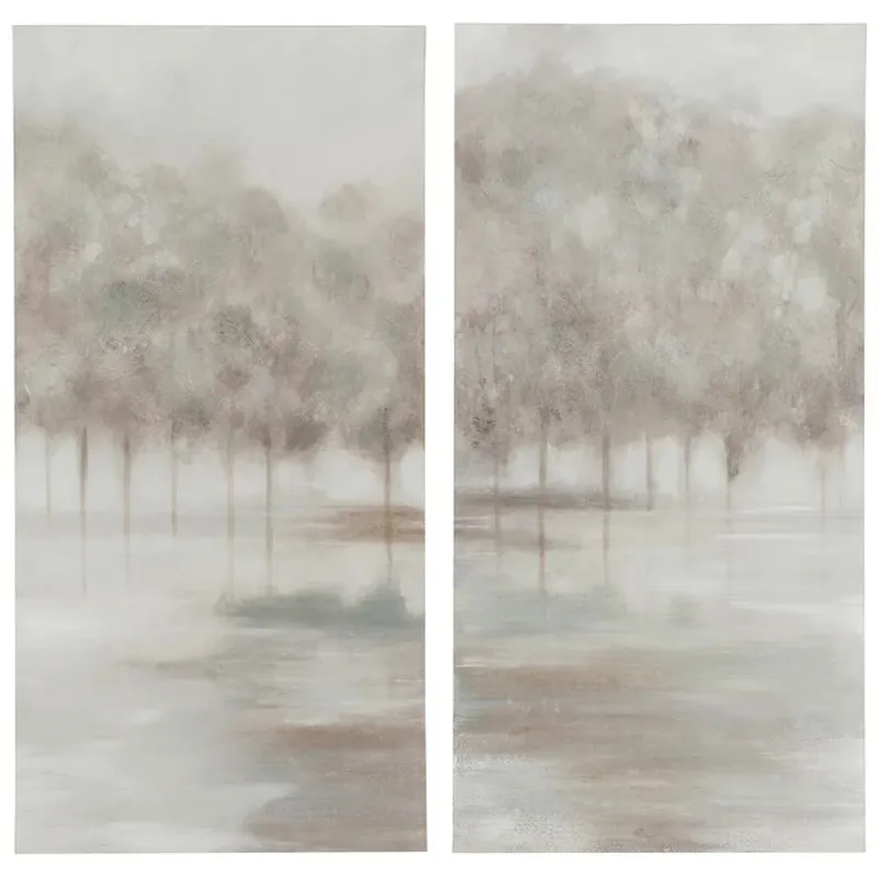 Faded Forest Canvas Asrtmnt